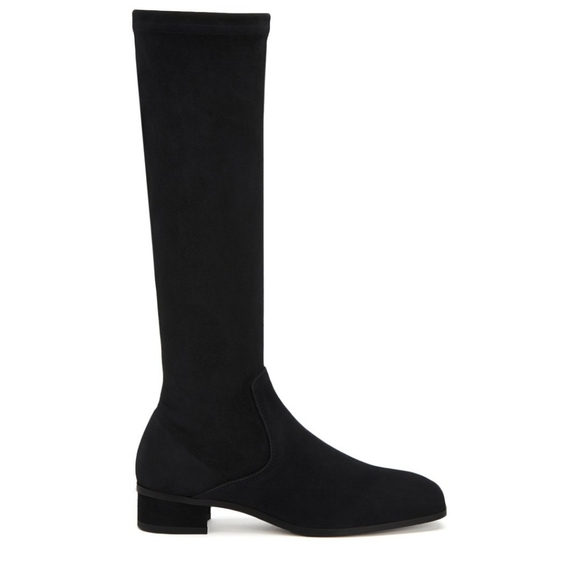 New in Box Aquatalia Luciana Stretch Suede Boots - Picture 6 of 8